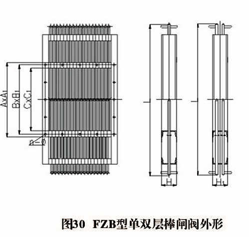 FZB单双层棒闸阀(图1)